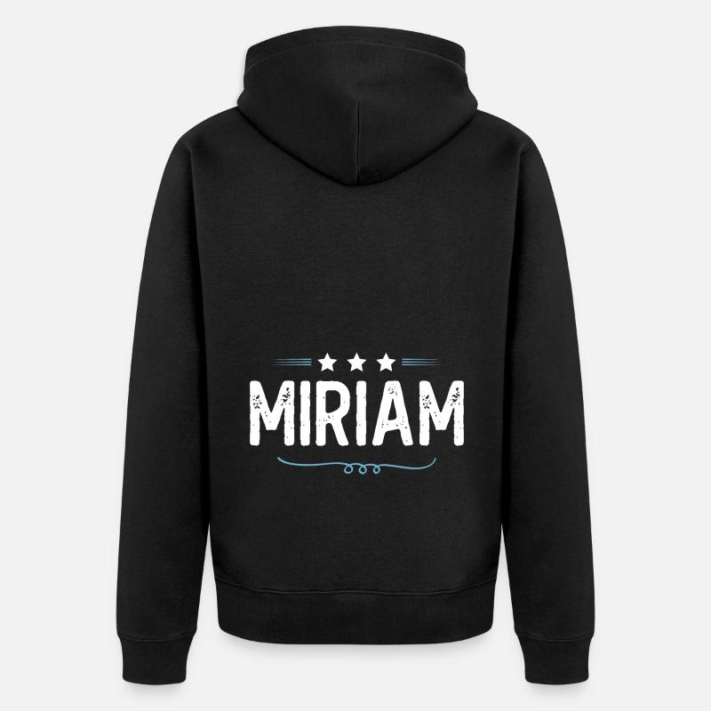 Miriam - Veste à capuche bio Premium Unisexe - noir