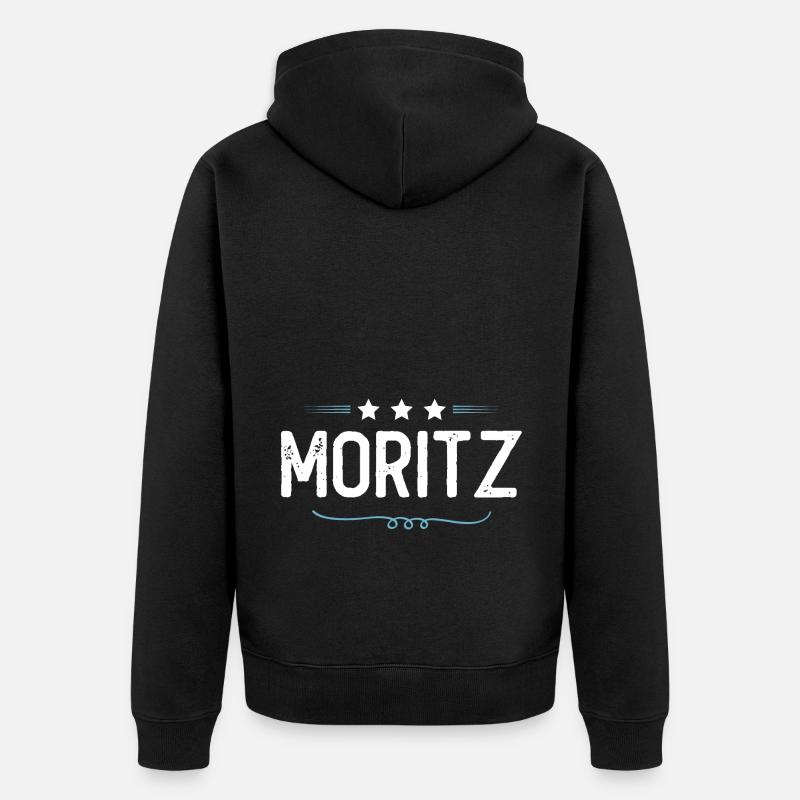 Moritz - Veste à capuche bio Premium Unisexe - noir