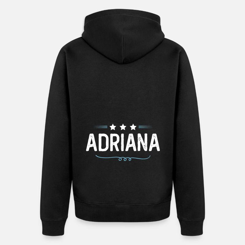 Adriana - Veste à capuche bio Premium Unisexe - noir