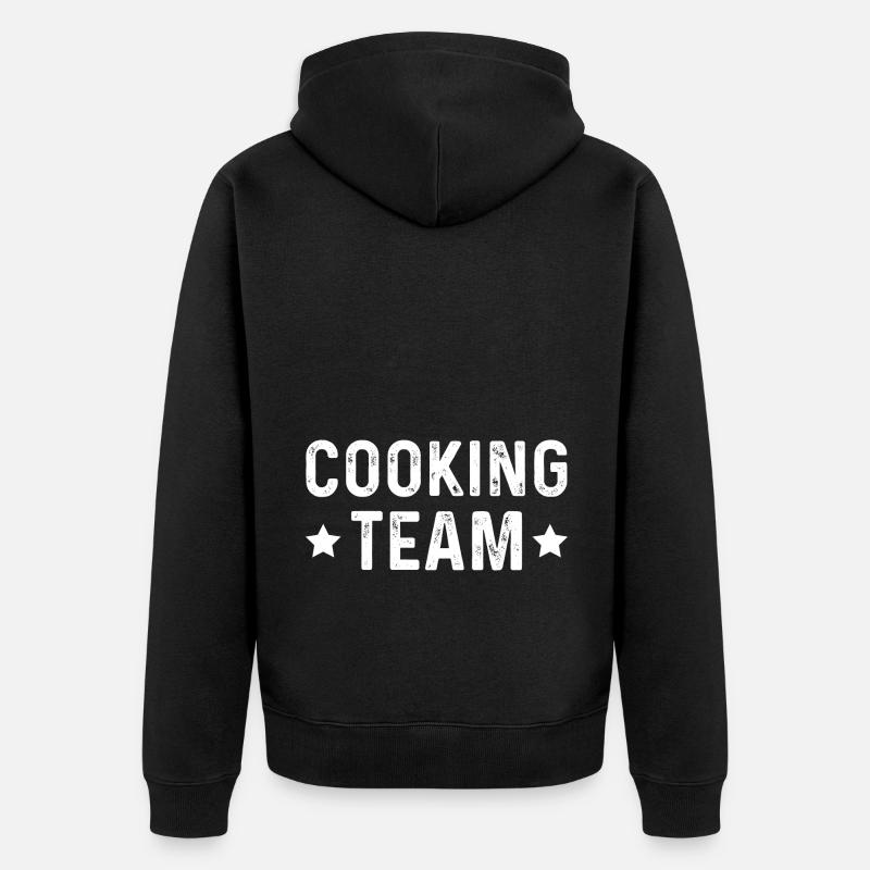 Équipe de cuisine - Veste à capuche bio Premium Unisexe - noir