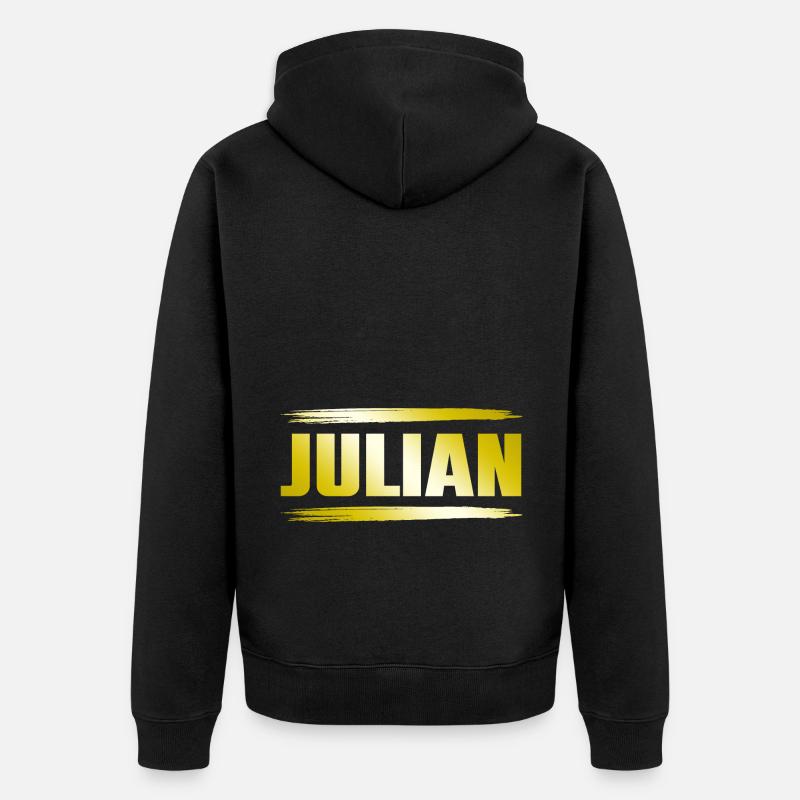Julien - Veste à capuche bio Premium Unisexe - noir