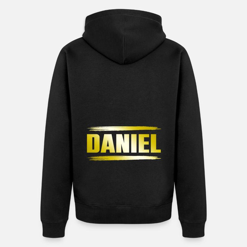 Daniel - Veste à capuche bio Premium Unisexe - noir