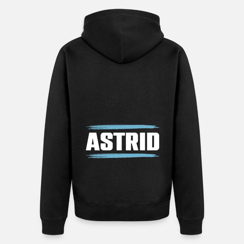 Astrid - Veste à capuche bio Premium Unisexe - noir