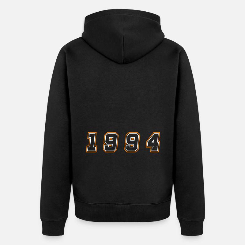 Numéro de l’année 1994 - Veste à capuche bio Premium Unisexe - noir