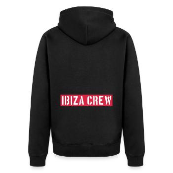 Ibiza Équipage - Veste à capuche bio Premium Unisexe - noir - Dos - Nico (187cm)