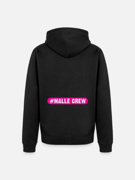 Ibiza Crew - Unisex Premium Organic Zip Hoodie - black