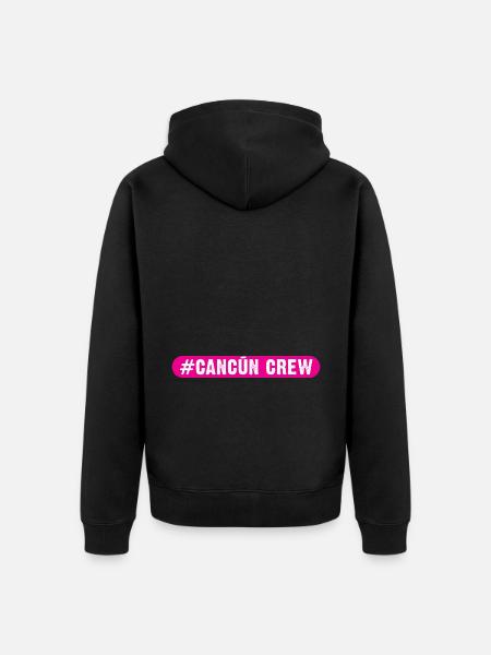 Cancun Crew - Unisex Premium Organic Zip Hoodie - black