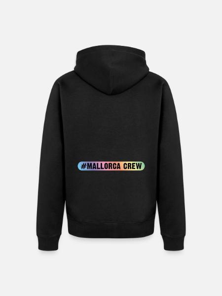 Mallorca Crew - Unisex Premium Organic Zip Hoodie - black