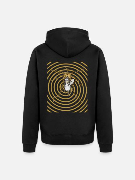 Schamane - Unisex Premium Bio Zip Hoodie - Schwarz