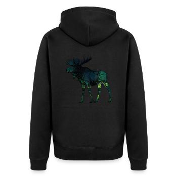Orignal 3 - Veste à capuche bio Premium Unisexe - noir - Dos - Nico (187cm)