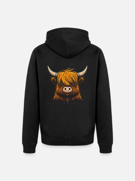 Bébé Yak - Veste à capuche bio Premium Unisexe - noir