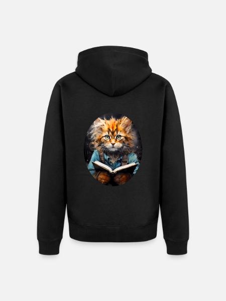 Katze - Ekologisk premiumluvjack unisex - svart