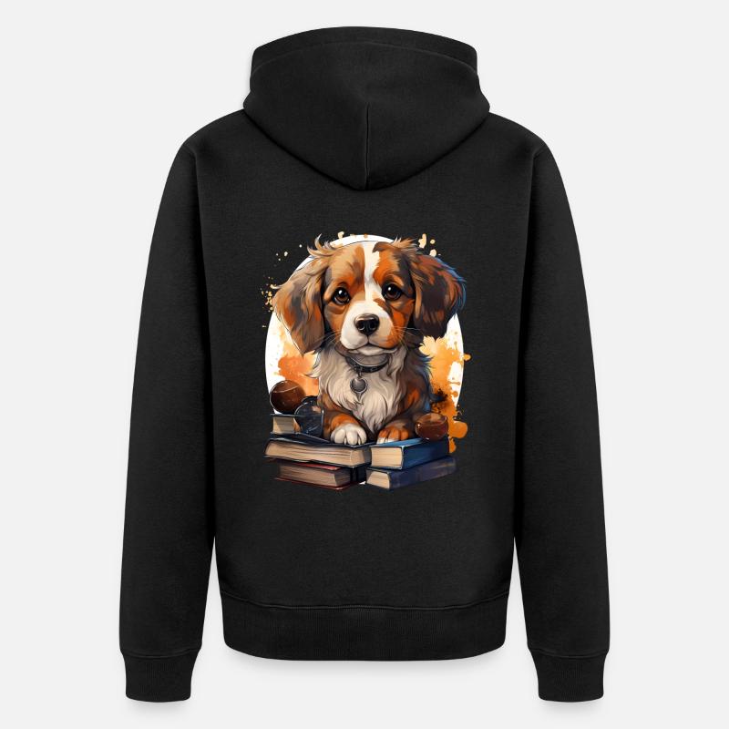 Beagle - Veste à capuche bio Premium Unisexe - noir