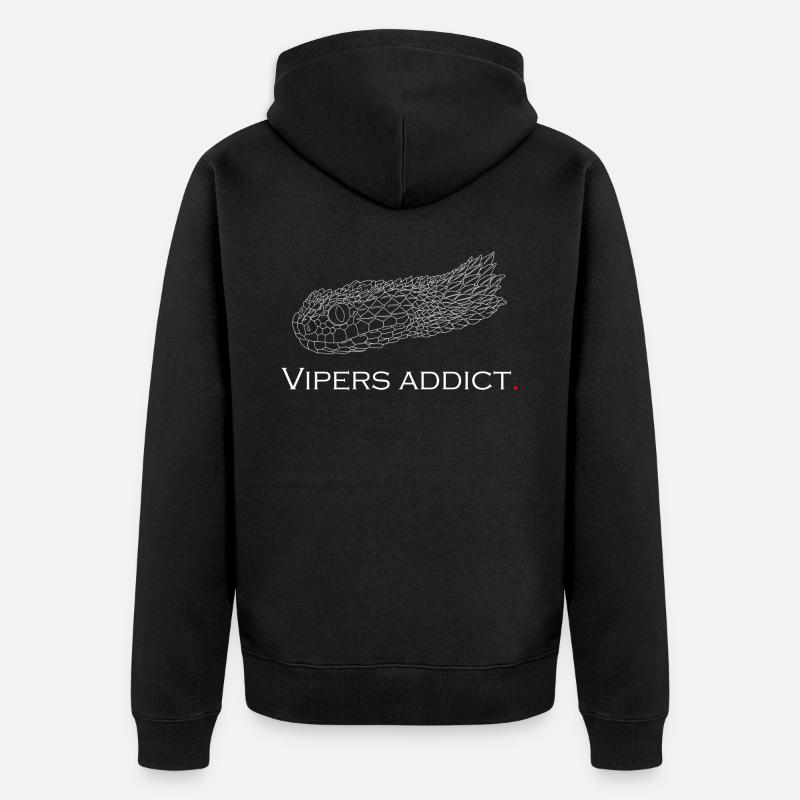Vipers addict - Veste à capuche bio Premium Unisexe - noir