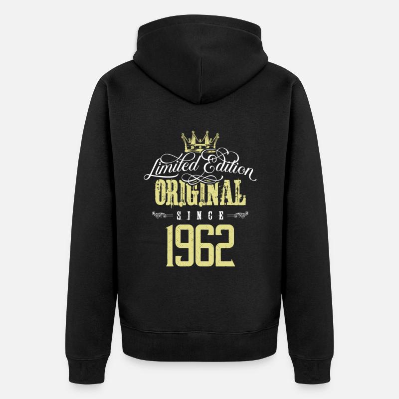 Édition limitée 1962 - Veste à capuche bio Premium Unisexe - noir