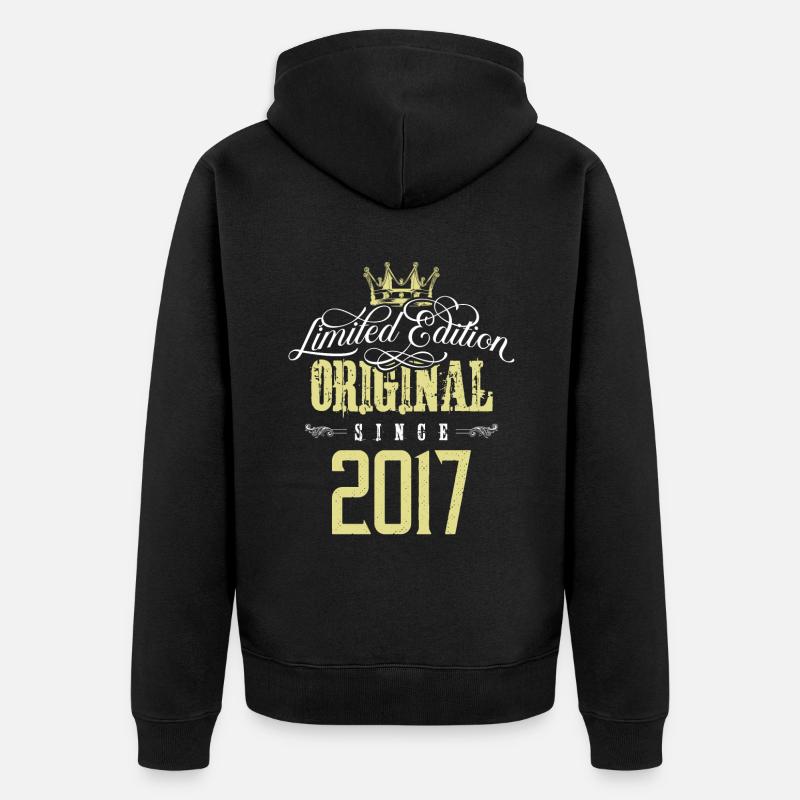 Édition limitée 2017 - Veste à capuche bio Premium Unisexe - noir