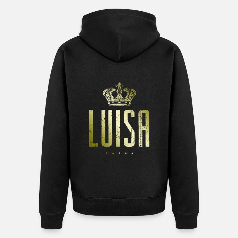 Luisa - Veste à capuche bio Premium Unisexe - noir