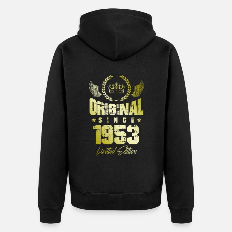 Édition limitée 1953 - Veste à capuche bio Premium Unisexe - noir
