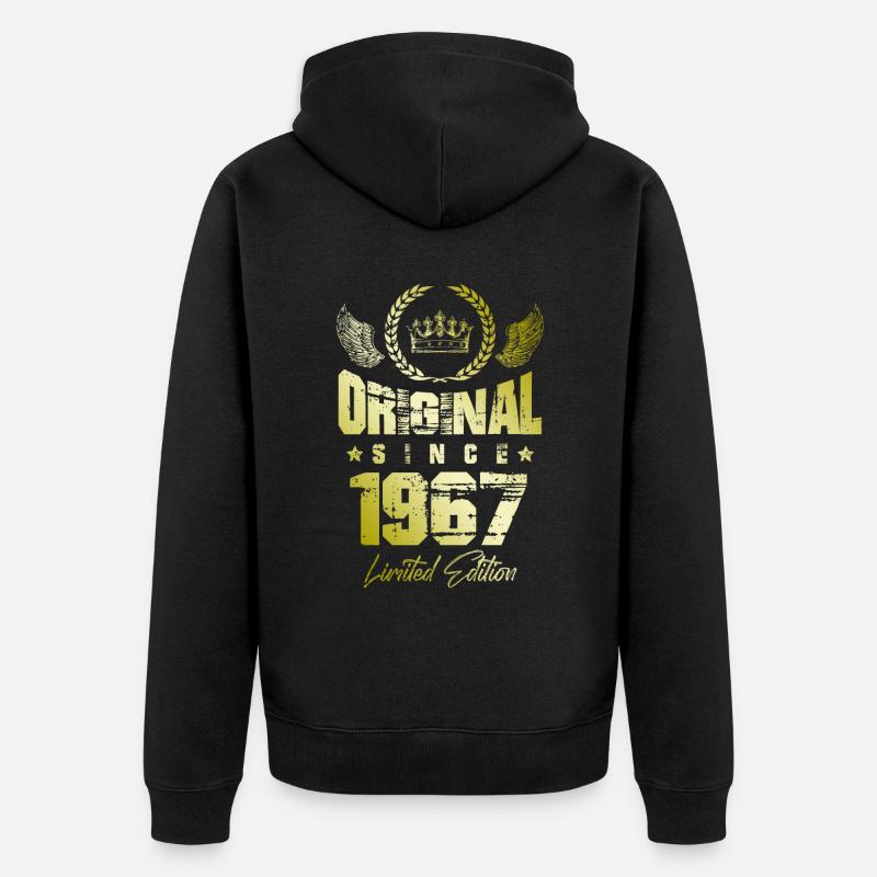 Édition limitée 1967 - Veste à capuche bio Premium Unisexe - noir