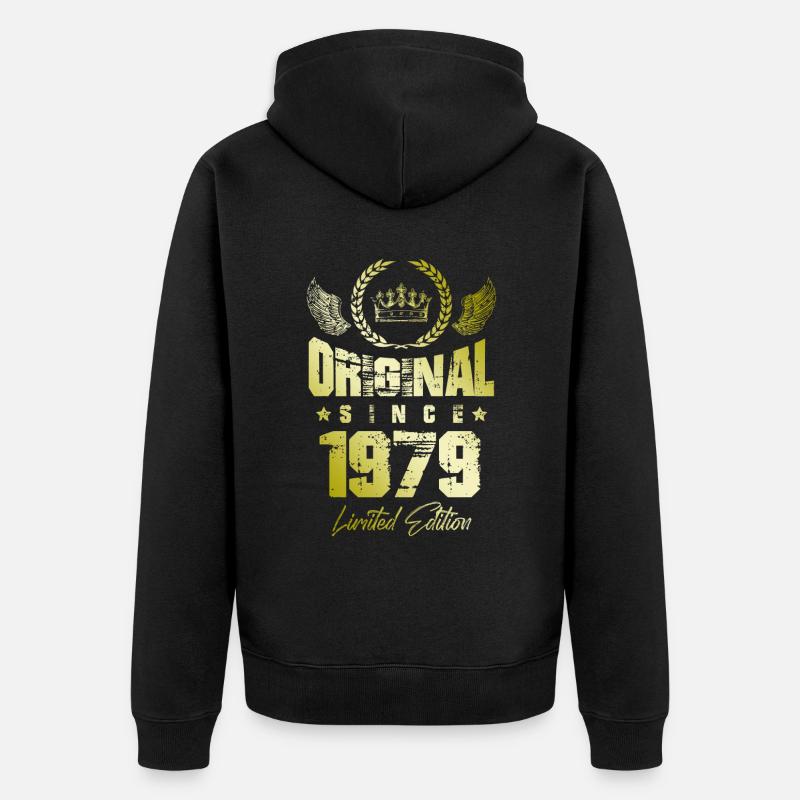 Édition limitée 1979 - Veste à capuche bio Premium Unisexe - noir