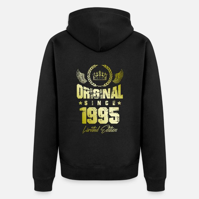 Édition limitée 1995 - Veste à capuche bio Premium Unisexe - noir