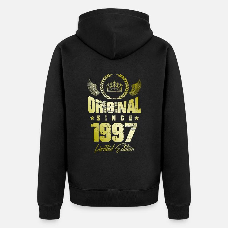 Édition limitée 1997 - Veste à capuche bio Premium Unisexe - noir