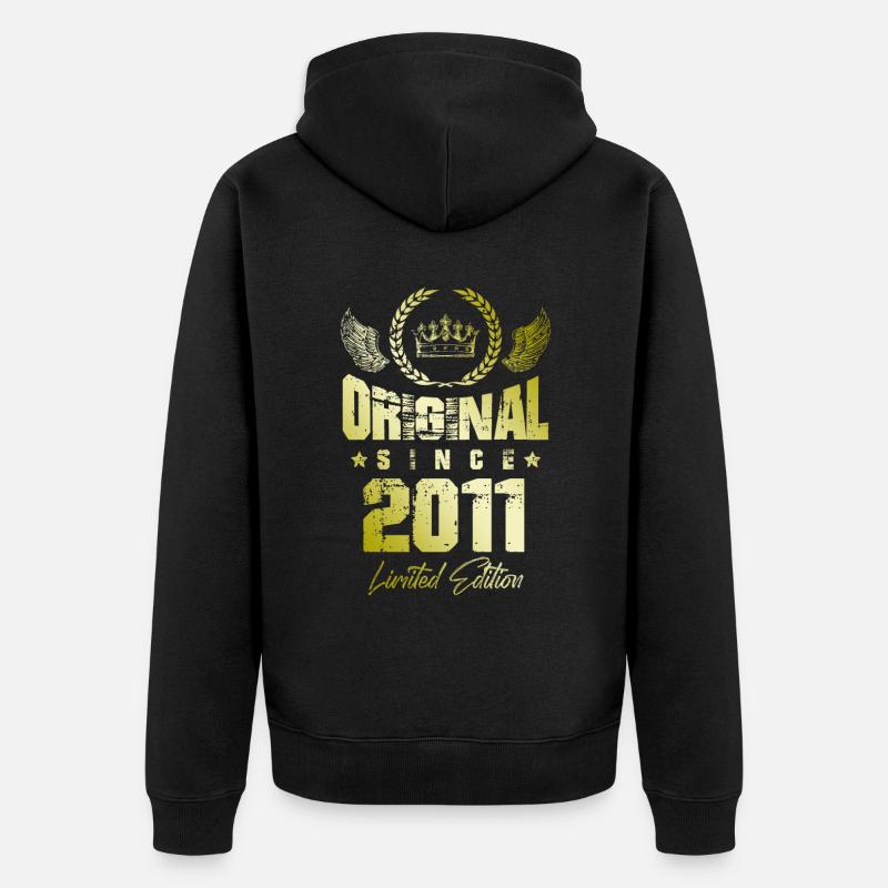 Édition limitée 2011 - Veste à capuche bio Premium Unisexe - noir