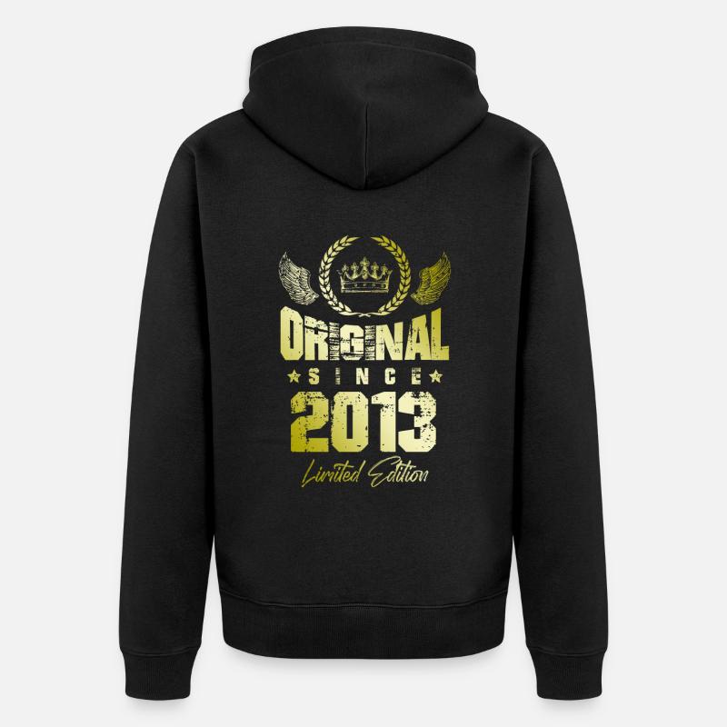 Édition limitée 2013 - Veste à capuche bio Premium Unisexe - noir