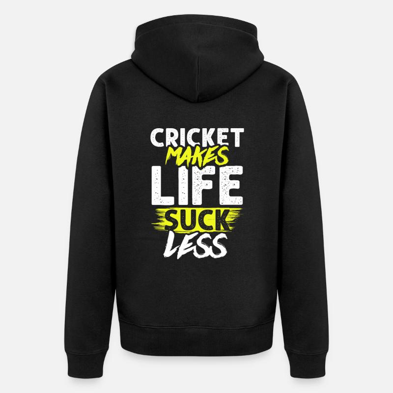 vie de cricket - Veste à capuche bio Premium Unisexe - noir