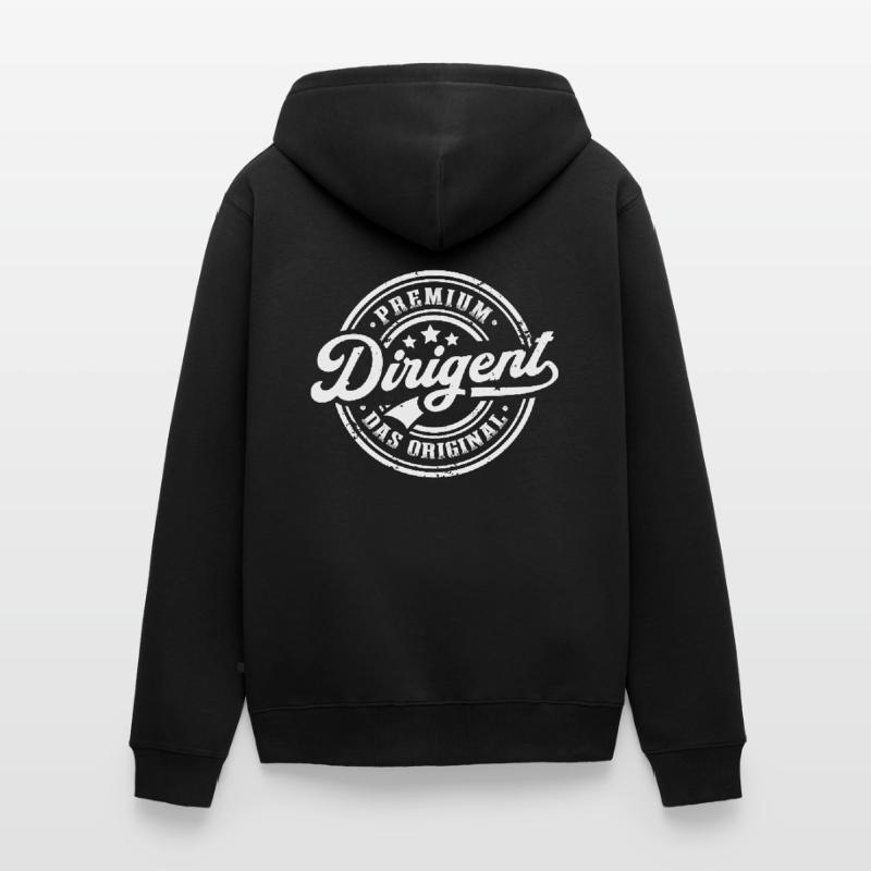 Dirigent Original Lustiges Dirigenten Unisex Premium Bio Zip Hoodie