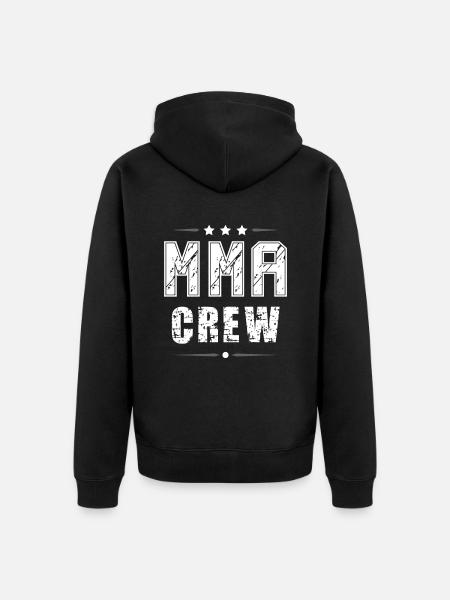 Mma Crew - Unisex Premium Bio Zip Hoodie - Schwarz