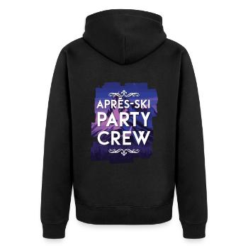 Apres SKi Party Crew - Veste à capuche bio Premium Unisexe - noir - Dos - Nico (187cm)