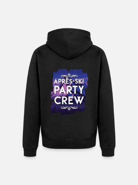 Apres SKi Party Crew - Unisex Premium Organic Zip Hoodie - black