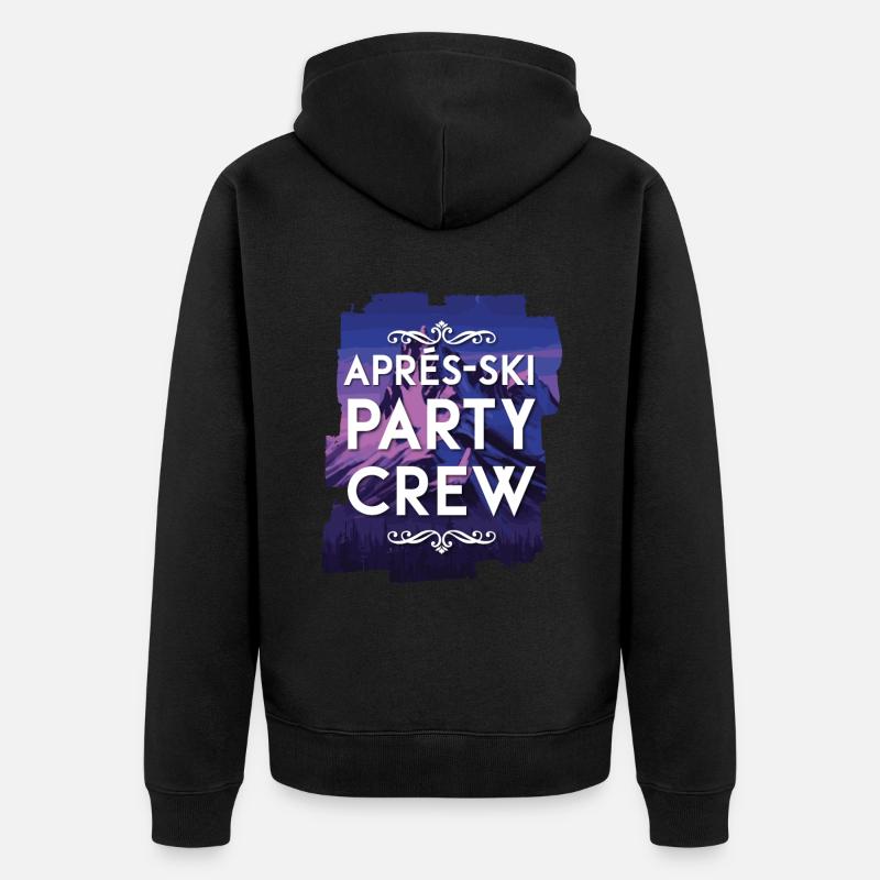 Apres SKi Party Crew - Veste à capuche bio Premium Unisexe - noir
