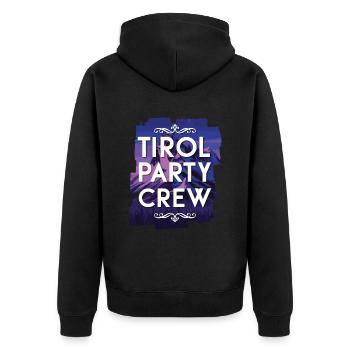 Tirol Party Crew - Veste à capuche bio Premium Unisexe - noir - Dos - Nico (187cm)