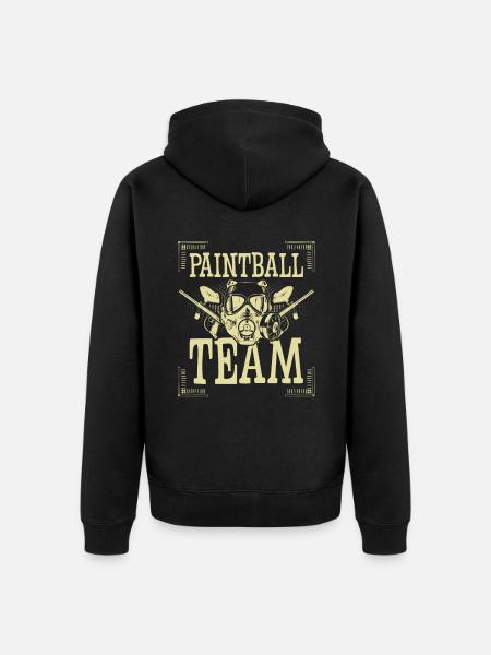 Paintball Team - Unisex Premium Organic Zip Hoodie - black