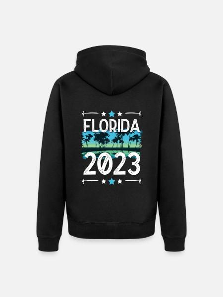 Florida 2023 - Unisex Premium Organic Zip Hoodie - black