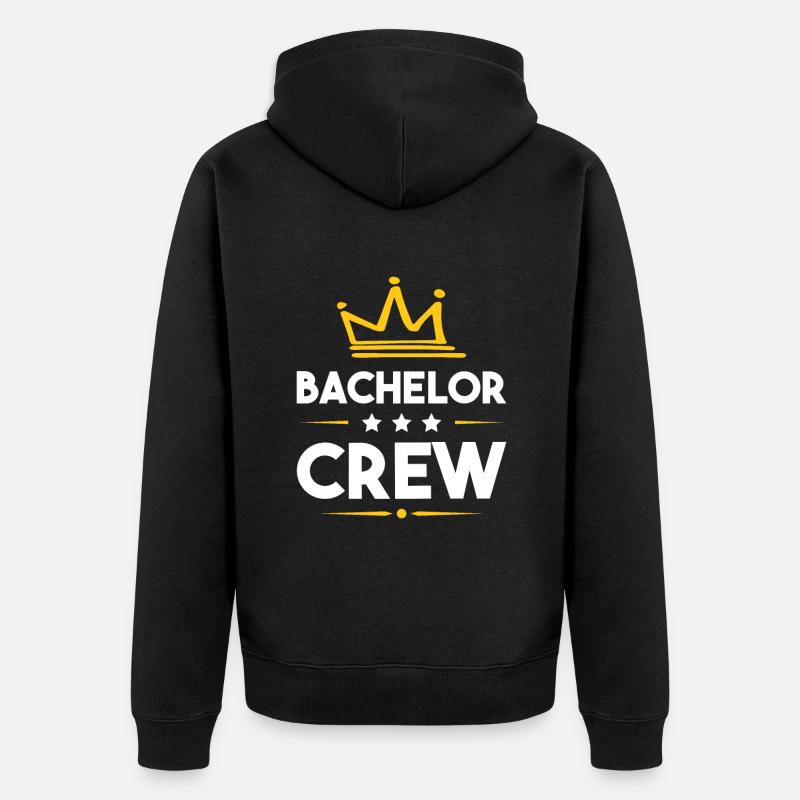 Équipage Bachelor - Veste à capuche bio Premium Unisexe - noir