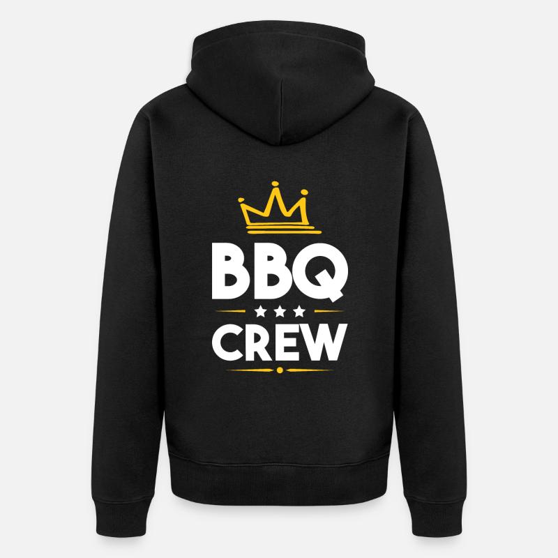 Équipe de barbecue - Veste à capuche bio Premium Unisexe - noir