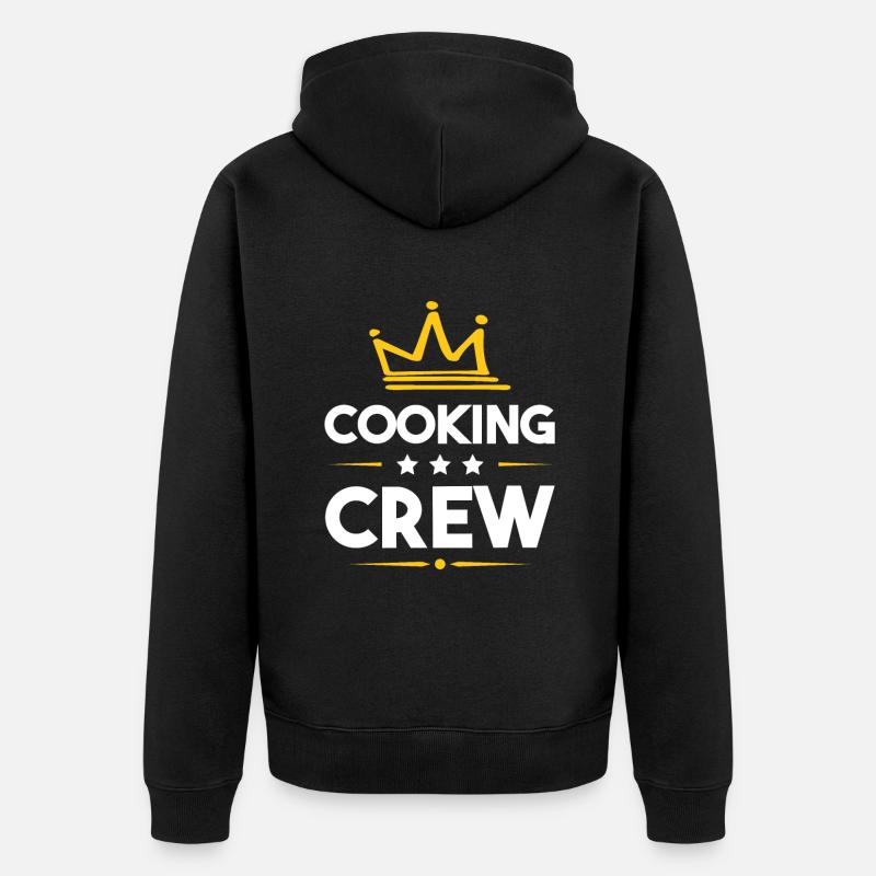 Équipe de cuisson - Veste à capuche bio Premium Unisexe - noir