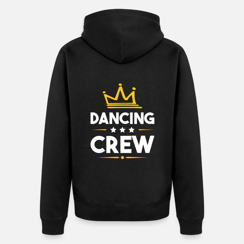 Équipe de danse - Veste à capuche bio Premium Unisexe - noir