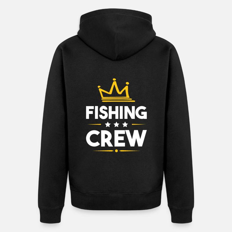 Équipage de pêche - Veste à capuche bio Premium Unisexe - noir