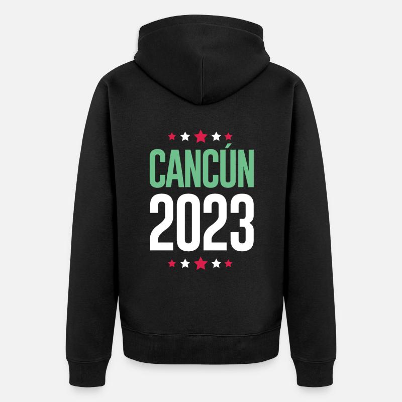 Cancun 2023 - Veste à capuche bio Premium Unisexe - noir
