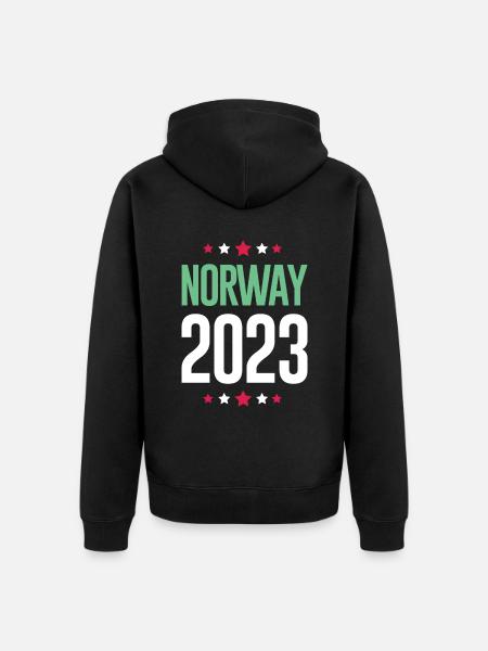 Norway 2023 - Unisex Premium Organic Zip Hoodie - black