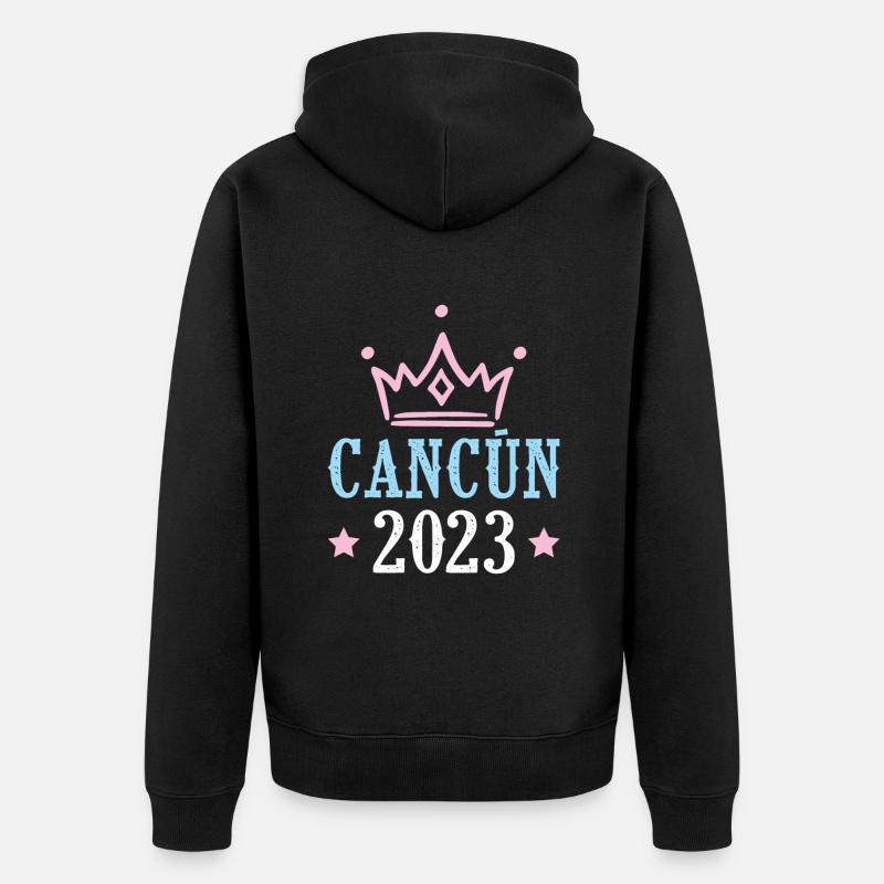 Cancun 2023 - Veste à capuche bio Premium Unisexe - noir