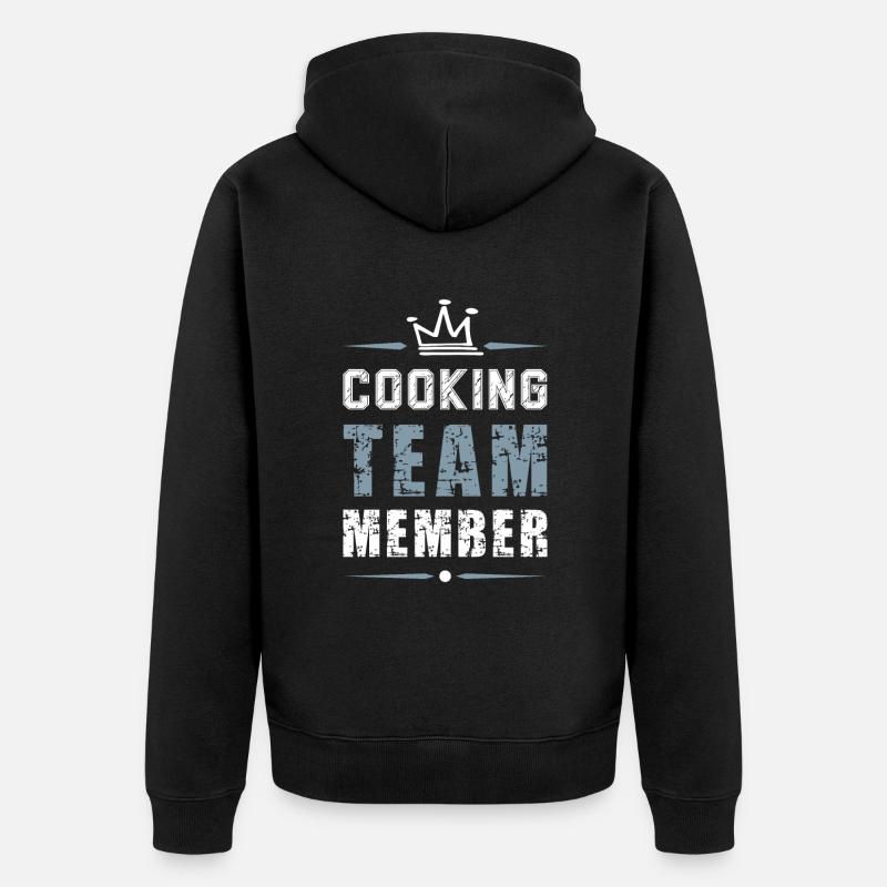Équipe de cuisine - Veste à capuche bio Premium Unisexe - noir