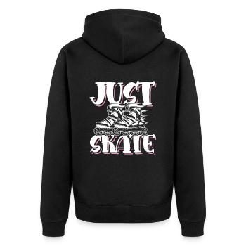 Patinage - Veste à capuche bio Premium Unisexe - noir - Dos - Nico (187cm)