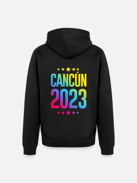 Cancun 2023 - Unisex Premium Organic Zip Hoodie - black