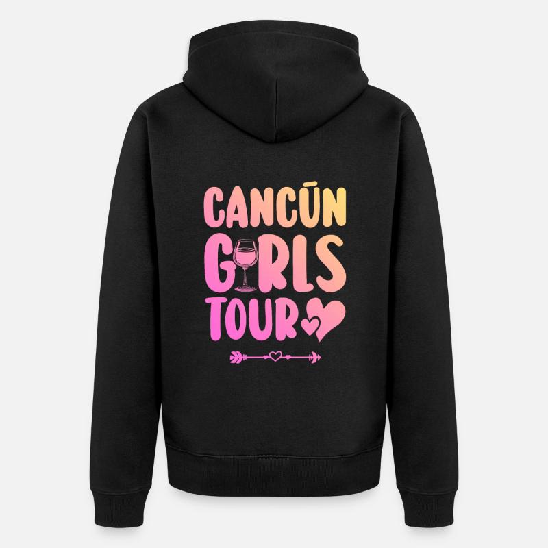 Équipe du parti de Cancun - Veste à capuche bio Premium Unisexe - noir