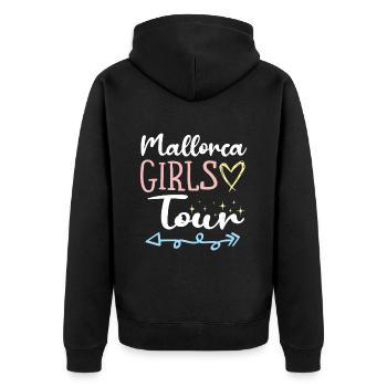 Majorque Girls Tour - Veste à capuche bio Premium Unisexe - noir - Dos - Nico (187cm)